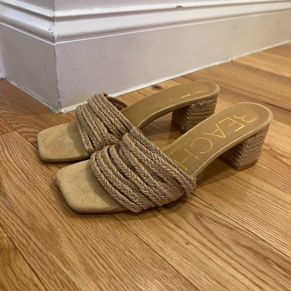 Natural Grenada Heels (worn once!)
